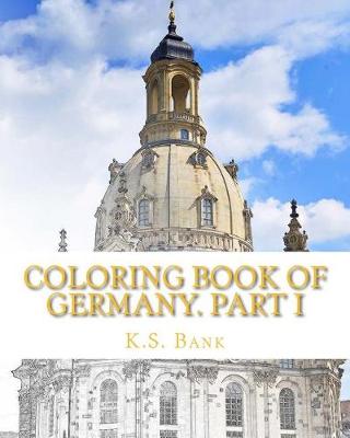Book cover for Coloring Book of Germany. Part I