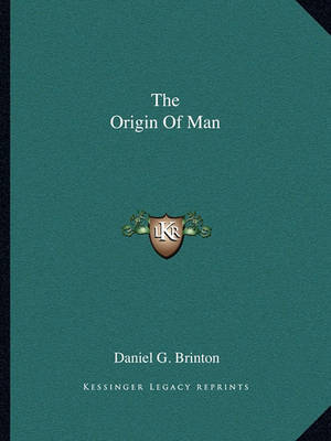 Book cover for The Origin of Man