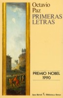 Book cover for Primeras Letras : (1931-1943)