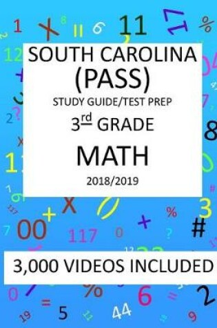 Cover of 3th Grade SOUTH CAROLINA PASS TEST, 2019 MATH, Test Prep