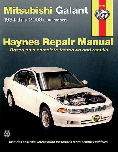 Book cover for Mitsubishi Galant Automotive Repair Manual