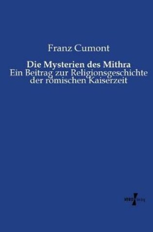 Cover of Die Mysterien des Mithra