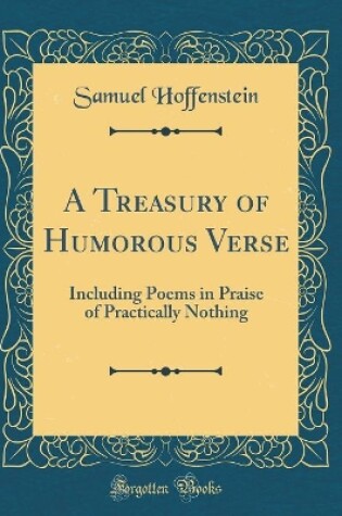 Cover of A Treasury of Humorous Verse