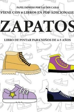 Cover of Libro de pintar para niños de 4-5 años (Zapatos)