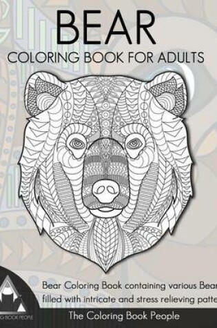 Cover of Bear Coloring Book for Adults