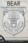 Book cover for Bear Coloring Book for Adults