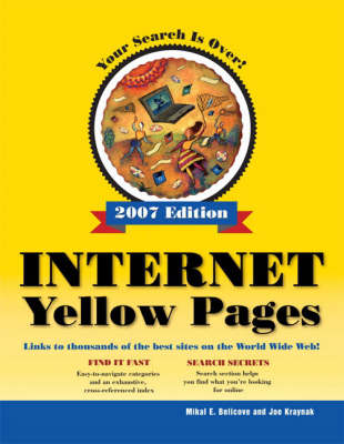 Book cover for Internet Yellow Pages, 2007 Edition