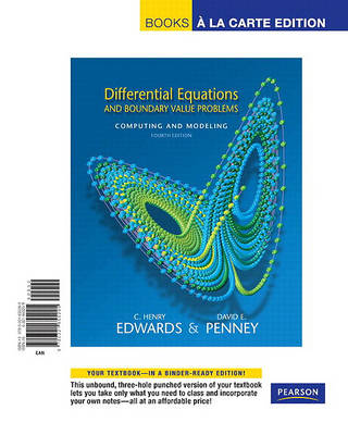 Book cover for Differential Equations and Boundary Value Problems