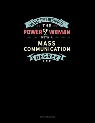 Book cover for Never Underestimate The Power Of A Woman With A Mass Communication Degree