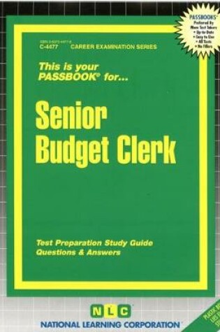 Cover of Senior Budget Clerk