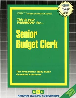 Book cover for Senior Budget Clerk