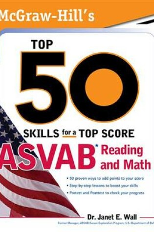 Cover of McGraw-Hill's Top 50 Skills for a Top Score: ASVAB Reading and Math