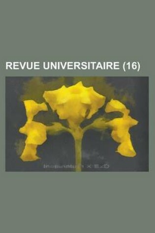 Cover of Revue Universitaire (16)