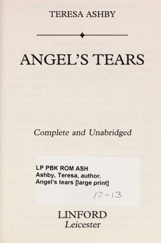 Cover of Angel's Tears