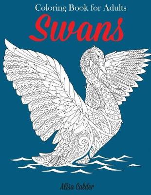 Book cover for Swans Coloring Book