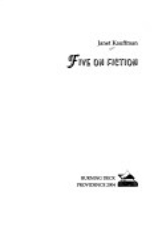 Cover of Five on Fiction