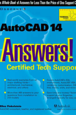 Cover of AutoCAD 14 Answers! Certified Tech Support