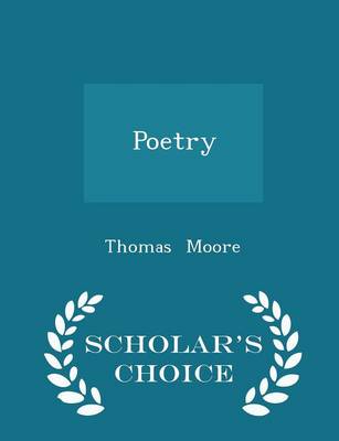 Book cover for Poetry - Scholar's Choice Edition