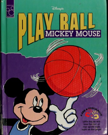 Book cover for Disney's Play Ball, Mickey Mouse