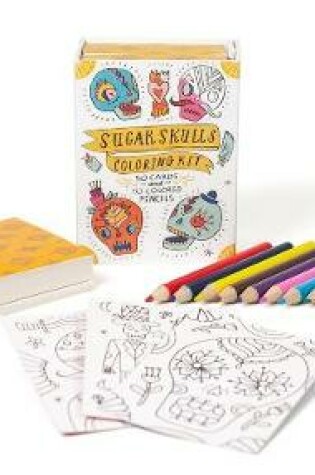 Cover of Sugar Skulls Coloring Kit