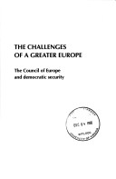 Book cover for The Challenges of a Greater Europe