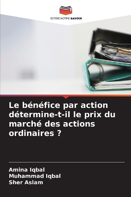 Book cover for Le bénéfice par action détermine-t-il le prix du marché des actions ordinaires ?