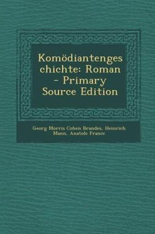 Cover of Komodiantengeschichte