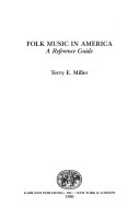 Book cover for Folk Music in America