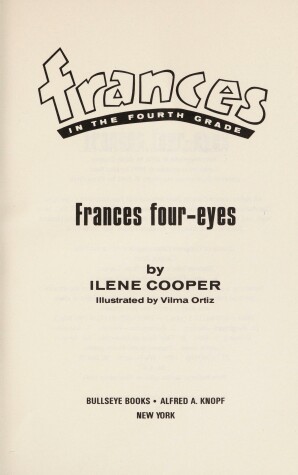 Book cover for Frances Foureyes
