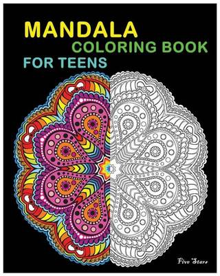 Book cover for Mandala Coloring Book For Teens