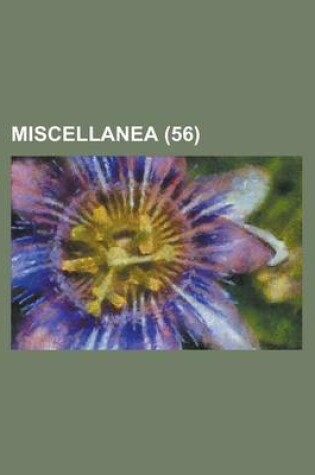 Cover of Miscellanea (56)