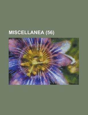 Book cover for Miscellanea (56)