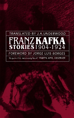 Book cover for Franz Kafka Stories 1904-1924