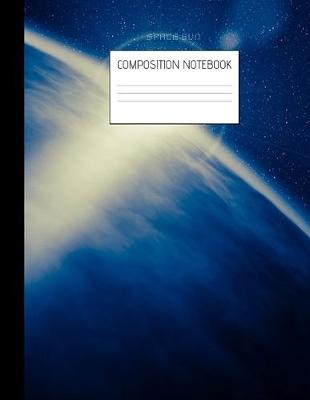 Book cover for space sun Composition Notebook