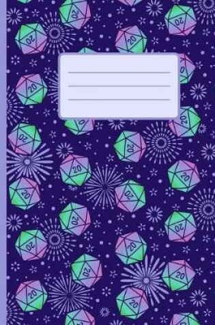 Cover of Tossed d20 Composition Notebook