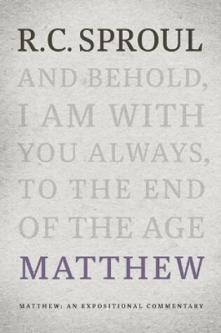 Cover of Matthew: An Expositional Commentary