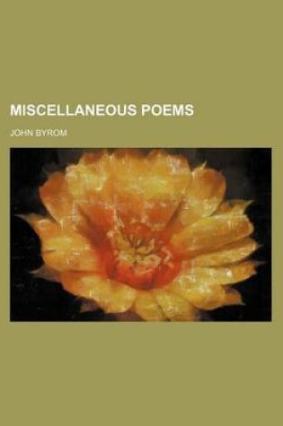 Cover of Miscellaneous Poems (Volume 1-2)