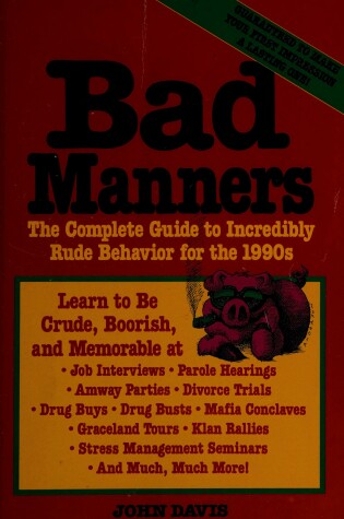 Cover of Bad Manners