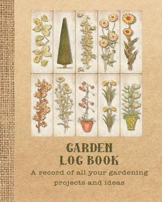 Book cover for Garden log book