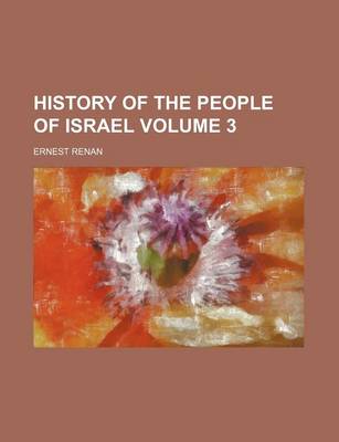 Book cover for History of the People of Israel Volume 3