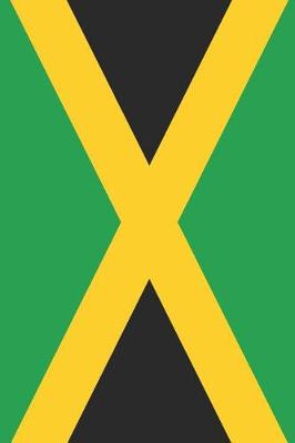 Book cover for Jamaica Flag Notebook - Jamaican Flag Book - Jamaica Travel Journal