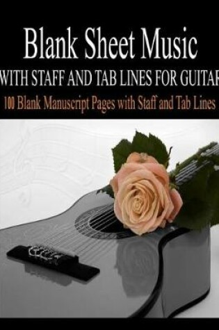 Cover of Blank Sheet Music for Guitar