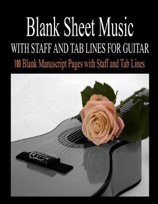 Book cover for Blank Sheet Music for Guitar