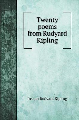 Book cover for Twenty poems from Rudyard Kipling