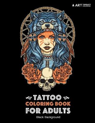 Book cover for Tattoo Coloring Book