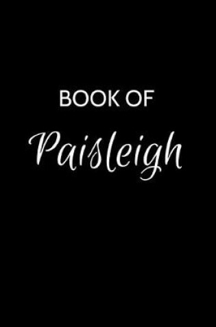 Cover of Book of Paisleigh