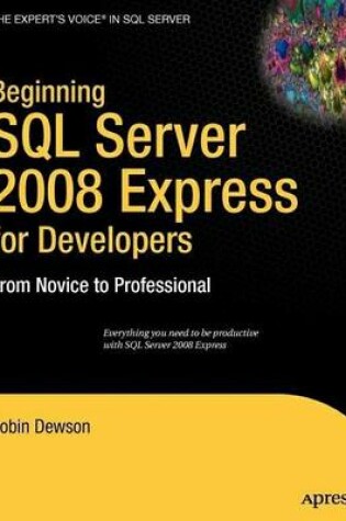 Cover of Beginning SQL Server 2008 Express for Developers