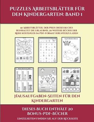 Book cover for Hausaufgaben-Seiten für den Kindergarten (Puzzles Arbeitsblätter für den Kindergarten