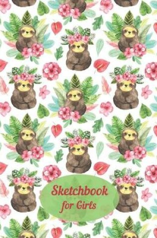 Cover of Sketchbook for Girls- Drawing Pads for Kids Ages 4-8-Art Paper Kids- Notepad Drawing- Art Supplies Sketch Book-ArtistPad Paper-