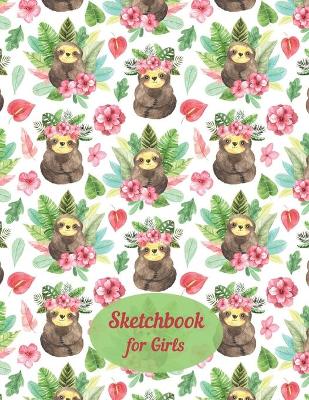 Book cover for Sketchbook for Girls- Drawing Pads for Kids Ages 4-8-Art Paper Kids- Notepad Drawing- Art Supplies Sketch Book-ArtistPad Paper-